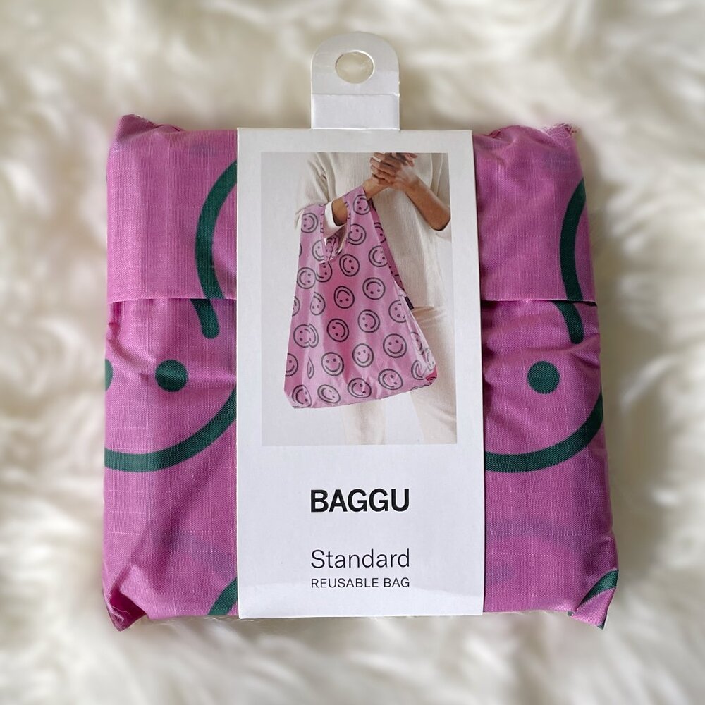 NWT Standard Baggu - Raspberry Happy - Picture 2 of 5